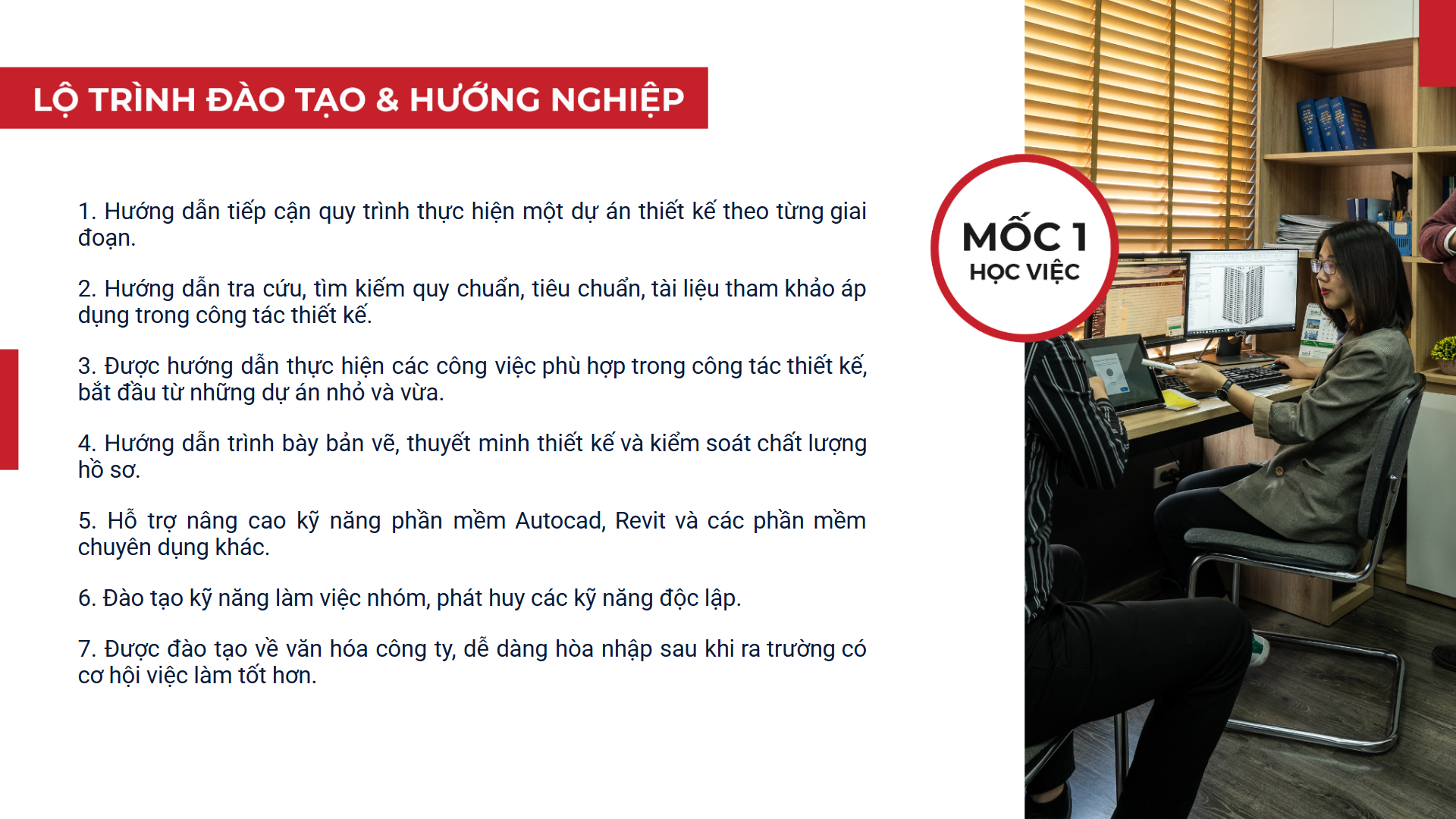 Lộ trình đào tạo dành cho sinh viên tại INNO 2